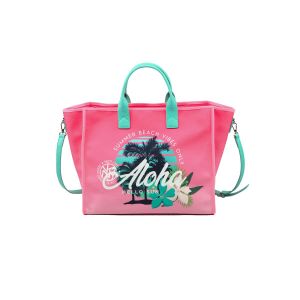 TOTE EXTRA LARGE ECOPELLE  PINKY